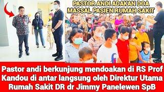 Doa Massal Pasien Rumah Sakit Prof. Kandou dlm Gedung Gereja Lukas #pastorandisimon membacakan Bible