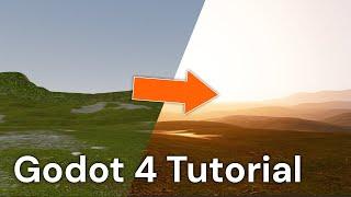 Improving Environment Graphics in Godot 4 - Tutorial