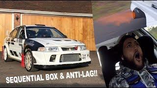 MENTAL EVO 6 RALLY CAR REVIEW *SEQUENTIAL BOX ANTI-LAG*