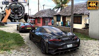 McLaren 765LT & Lamborghini Huracán EVO  Forza Horizon 5  Thrustmaster T300RS gameplay