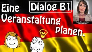 Dialog B1  Eine Veranstaltung planen Untertitel einschalten bitte