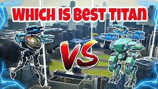 WR Titan Indra VS Murometz Comparison All Weapon War Robots