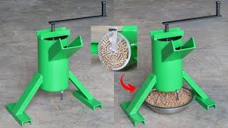 How To Make Homemade Manual Feed Pellet Machine  Simple Diy Feed Pellet Machine