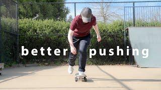 one exercise for better pushing  skateboarding tip