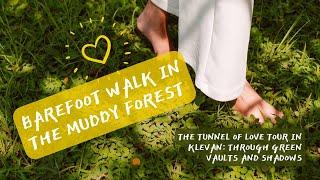 BAREFOOT walk in the muddy forest  Earthing  Grounding