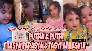 PUTRA & PUTRI TASYA FARASYA & TASYI ATHASYIA ANAK CANTIK & TAMPAN YANG LUCU GEMESIN BANGEEEEETT