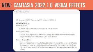 Camtasia 2022.1.0 NEW Effects