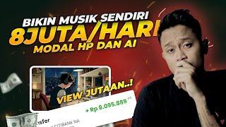 Baru  Bikin Musik Sendiri dengan AI 100% Lolos Monet  Mendapatkan UANG Dari Youtube 2023