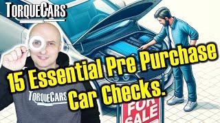 How To Inspect & Check A Car When Buying Things To Look For & Top Buyers Tips