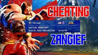 CHEATING ZANGIEF HULK_SMASH  Street Fighter 6