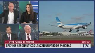 Aerolíneas Argentinas despidió a 3 pilotos por el paro conflicto gremial con el sector aeronáutico