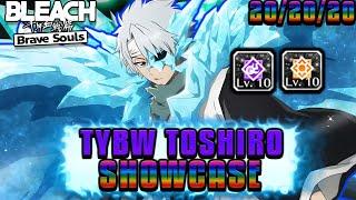 BEST IN BBS TYBW Hollow Bankai Toshiro 25 T20 Showcase  Bleach Brave Souls