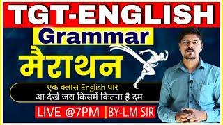 UPTGTPGT Exam  महामैराथन English Grammar  Complete English Grammar Marathon Class for UPTGTPGT