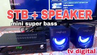 CARA MEMASANG SPEAKER DI SET TOP BOX MENGATASI SETOP BOX TIDAK ADA SUARA KARENA PORT RCA AUDIO RUSAK