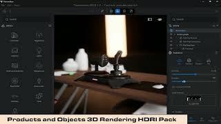 HDRI Pack Showcase Object and Product HDRI pack with Twinmotion 3d