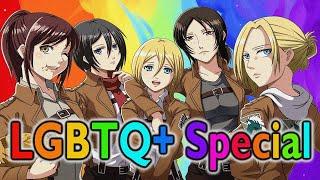 LGBTQ+ Special Coming out to AOT Girls x Listener Attack on Titan {Shingeki no Kyojin}