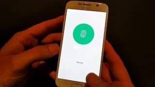 Samsung Galaxy S6 - Fingerprint Scanner Setup and Test