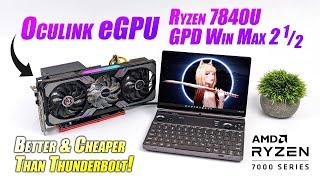 The New Ryzen 7840U WinMax 2 Has An Oculink eGPU Port & Its Faster Than Thunderbolt
