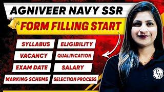 Agniveer Navy SSR Form Filling Started Today  Indian Navy Agniveer 2024