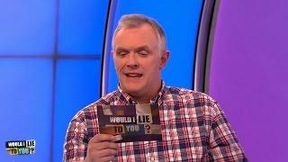 Did Greg Davies butter his legs to squeeze into leather trousers? - Would I Lie to You? HDCC