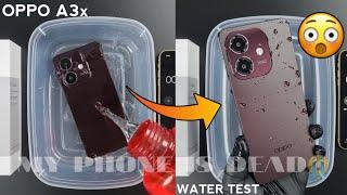 Oppo A3x Water Test  Oppo A3x is Actually iP54 Waterproof Or Not??