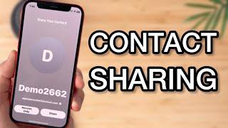 How to Contact Share in iOS 18