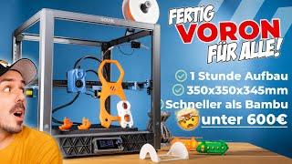 SOVOL SV08  3D Drucker Überraschung 2024? Voron 2.4 350mm in 1h