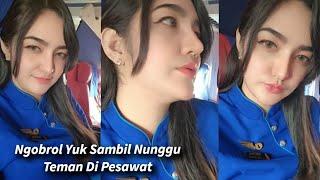 Pramugaricantik Viral Pramugari NAM Air Berwajah Imut beautiful Indonesian airline flight attendant