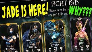 Assassin Jade Challenge IS HERE EARLY And She is AMAZING Jade Challenge Review in MKX Mobile.