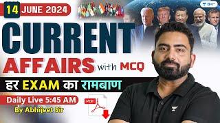 14 June Current Affairs 2024  Current Affairs Today  Current Affairs by Abhijeet Sir