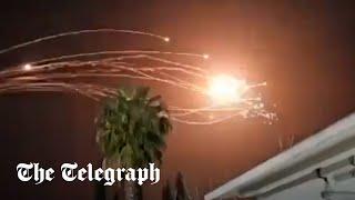 Israels Iron Dome intercepts massive Hezbollah missile barrage