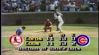 Harry Carays call - Sandberg game vs Cardinals June 23 1984