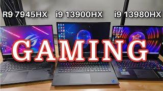 Ryzen 9 7945HX vs i9 13980HX vs i9 13900HX - Which Is Best for Gaming?