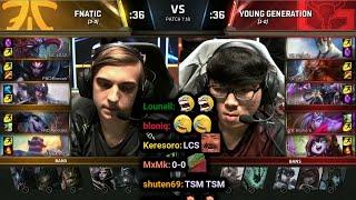 FNC vs YG  2017 Worlds Play-In Day 4  Twitch VOD with Chat