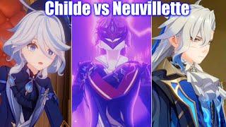 Genshin Impact - Childe vs Neuvillette Fontaine Archon Quest