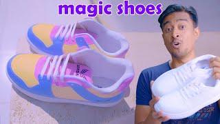 Colour Changing Shoes Review & Price  #magic #shoes #unboxing