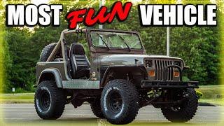 why the jeep wrangler YJ is the MOST FUN you can get for your money. my 5 reasons