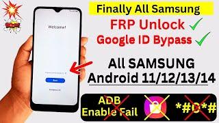 New Method Samsung Android 121314 FRP Bypass 2024  Remove Google Account - Adb Fail - No *#0*#