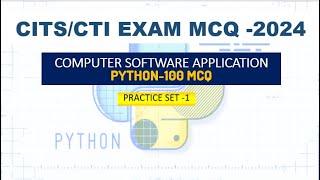 CITS CSA Trade Theory python Important MCQ-Explanation #python #pythonmcq