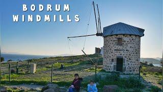 BODRUM WINDMILLS  TRAVEL TURKEY