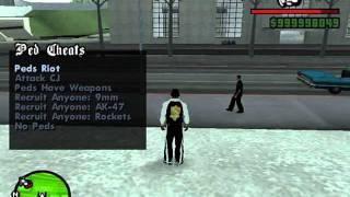 Cheats Menu + Clothes Menu + Stats Menu + Cleo 4 GTA SA