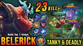 23 Kills Belerick Mage Build is Tanky & Deadly - Build Top 1 Global Belerick  MLBB