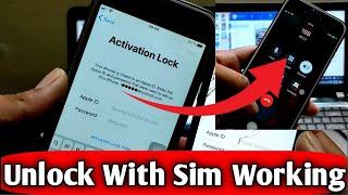 iPhone 6s - X iCloud Bypass With Sim Working Any iOS  iPhone 6s iCloud Bypass With Signal 100% Free