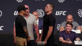 Nate Diaz vs. Dustin Poirier UFC 230 Staredown - MMA Fighting