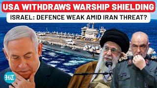 On Day Of Irans Biggest Threat USA Withdraws Key Warship Shielding Israel  Hezbollah  Hamas