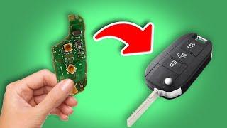 How to Replace Key Shell for Peugeot  Citroen  Opel Flip Car Keys.