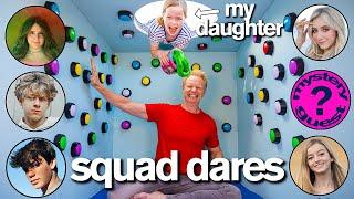 100 MYSTERY BUTTONS Father vs Daughter ft Piper Rockelle Dares & Mystery Guest
