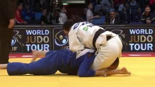 Judo Women gp ger2017 w-63 KAZ vs SWE Oseakomi