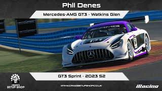 iRacing - 23S2 - Mercedes-AMG GT3 - GT3 Sprint - Watkins Glen - PD