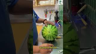 Professional watermelon cutting method#asmr #fruit#shorts
